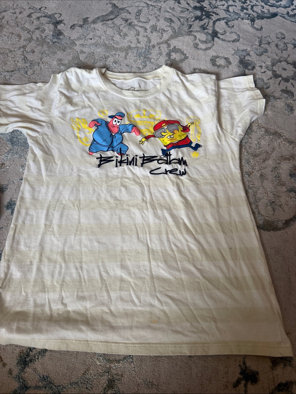 Nickelodeon White SpongeBob & Patrick 'Bikini Bottom Crew' Graphic Tee
